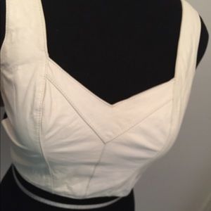🆕 Leather bustier/crop top